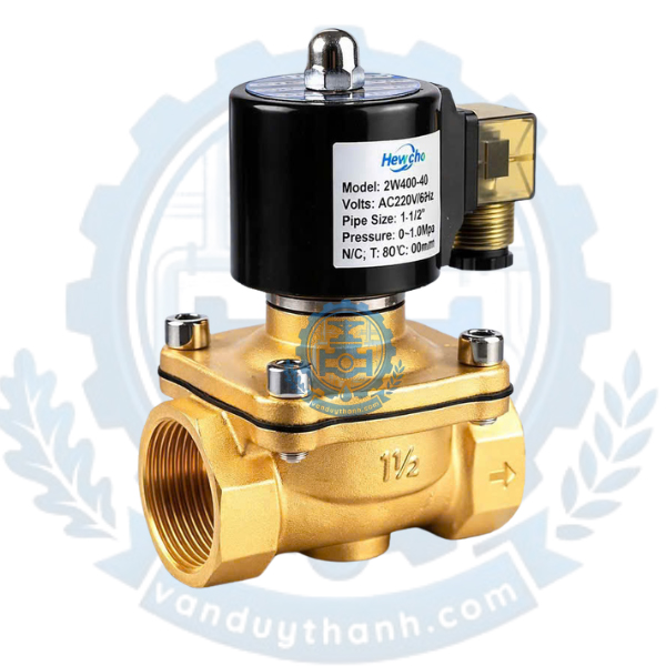 Van Điện Từ Đồng Thau Nối Ren Hewcho DN15 - DN50