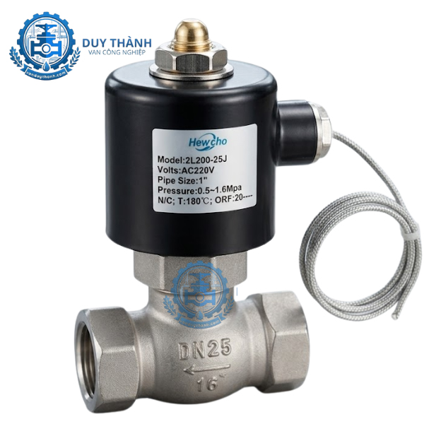 Van Điện Từ Hơi Inox 304 Hewcho