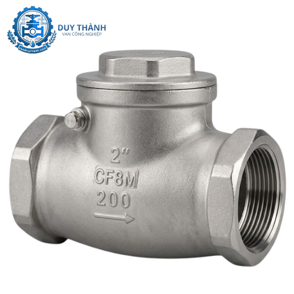 Van Một Chiều Lá Lật Inox 304 Nối Ren Afbv