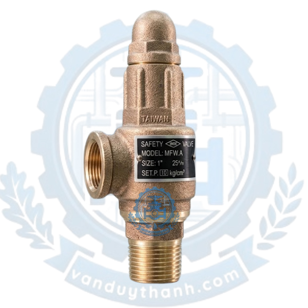 Van An Toàn Đồng Nối Ren Không Tay DN15 - DN50