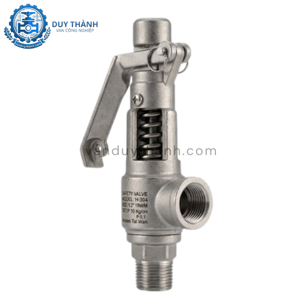 Van An Toàn Nối Ren Inox 304, 316 Có Tay Giật 10kg, 20kg