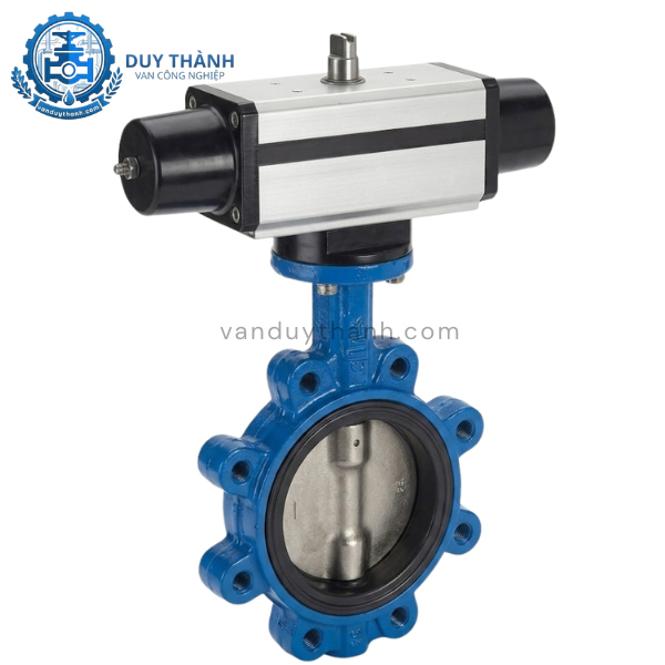 Van Bướm Gang Điều Khiển Bằng Khí Nén