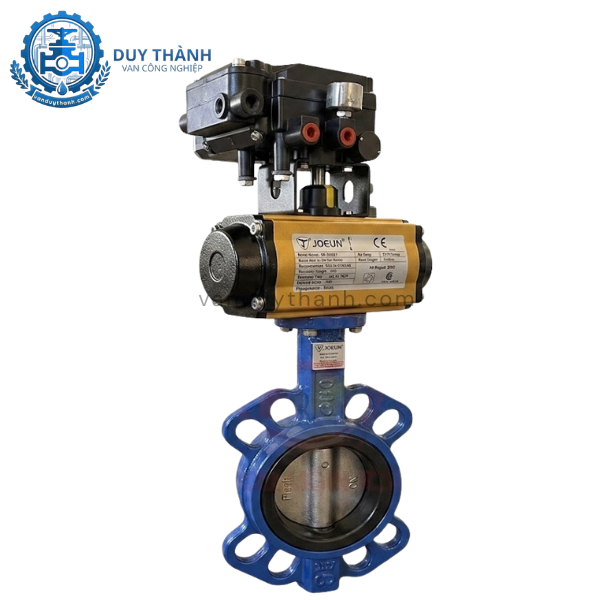 Van Bướm Gang Điều Khiển Khí Nén Tuyến Tính