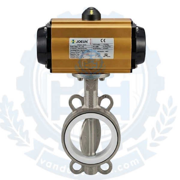 Van Bướm Inox Điều Khiển Khí Nén AT140DB