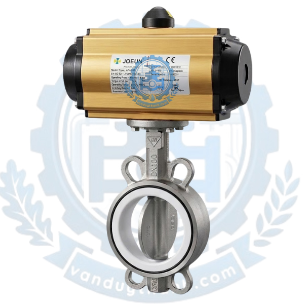 Van Bướm Inox Điều Khiển Khí Nén At40db