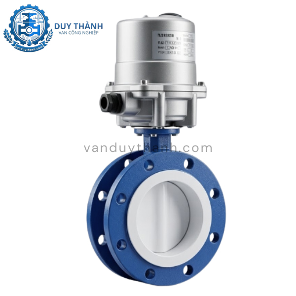 Van Bướm PTFE Nối Bích Điện On Off
