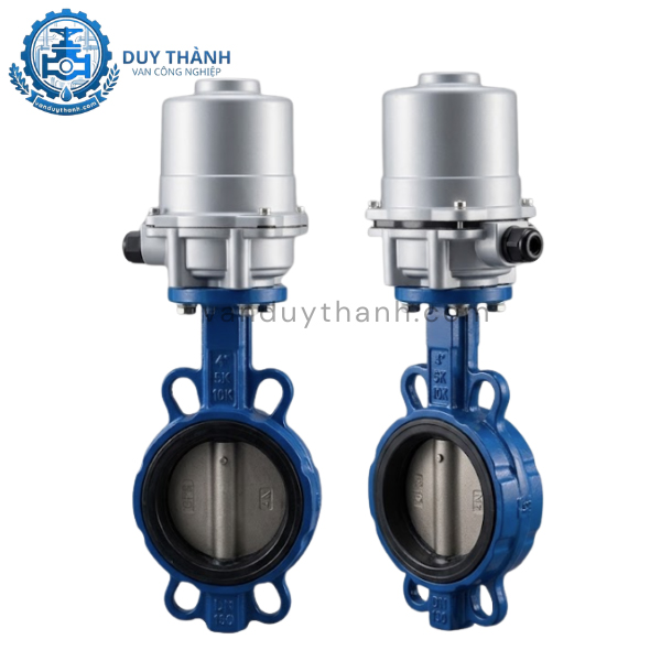 Van Bướm Gang Điều Khiển Điện On, off, Tuyến Tính Dc24v