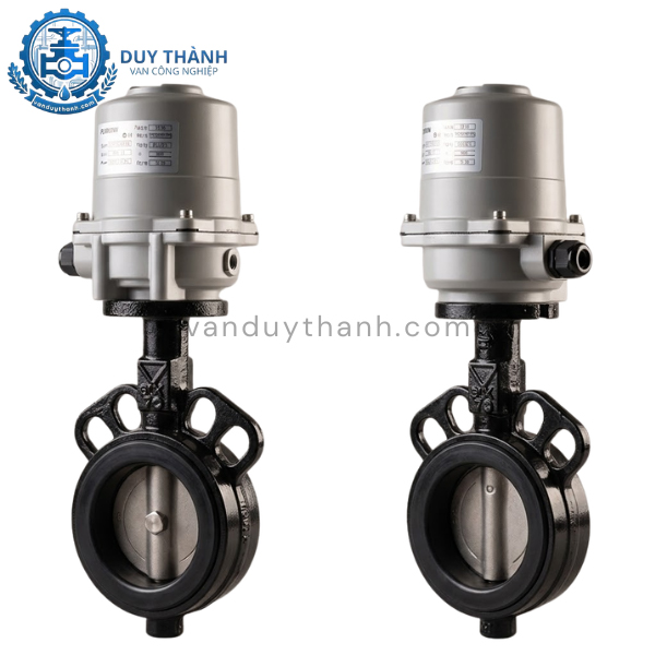 Van Bướm Gang Cánh Inox Điều Khiển Điện Flowinn On/off