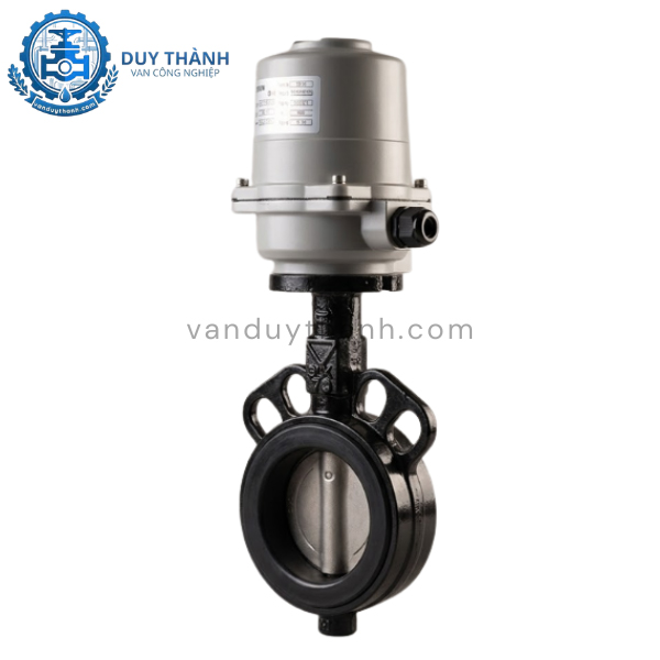 Van Bướm Gang Cánh Inox Điều Khiển Điện Flowinn On/off