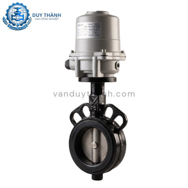 Van Bướm Gang Cánh Inox Điều Khiển Điện Flowinn On/off
