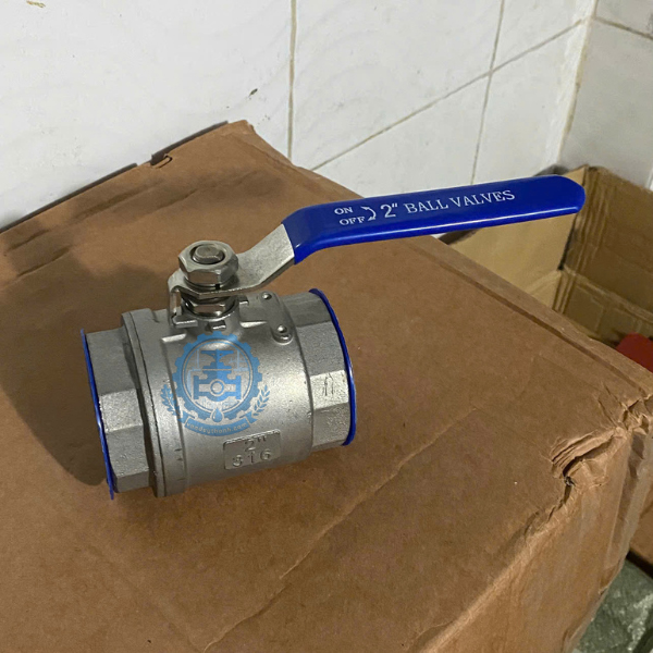 Van Bi Inox 201 Tay Gạt Ren Phi 21 27 34 42 49 60 76 90 114