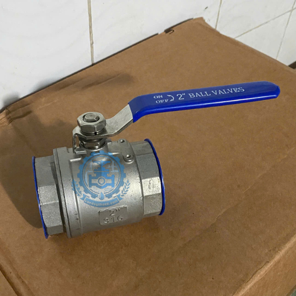 Van Bi Inox 201 Tay Gạt Ren Phi 21 27 34 42 49 60 76 90 114