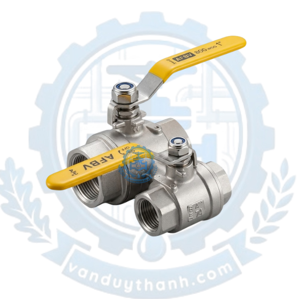 Van Bi Ren Inox 304 Tay Gạt DN15 - DN100