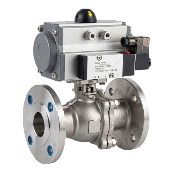 Van Bi Điều Khiển Khí Nén Tác Động Đơn DN15 - DN300