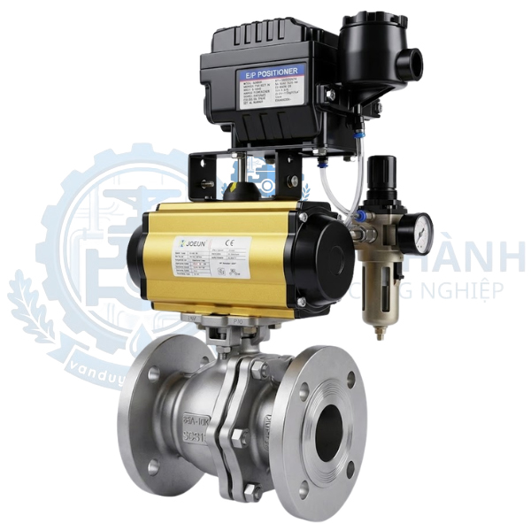 Van Bi Nối Bích Inox 304 Đóng Mở Khí Nén Joeon