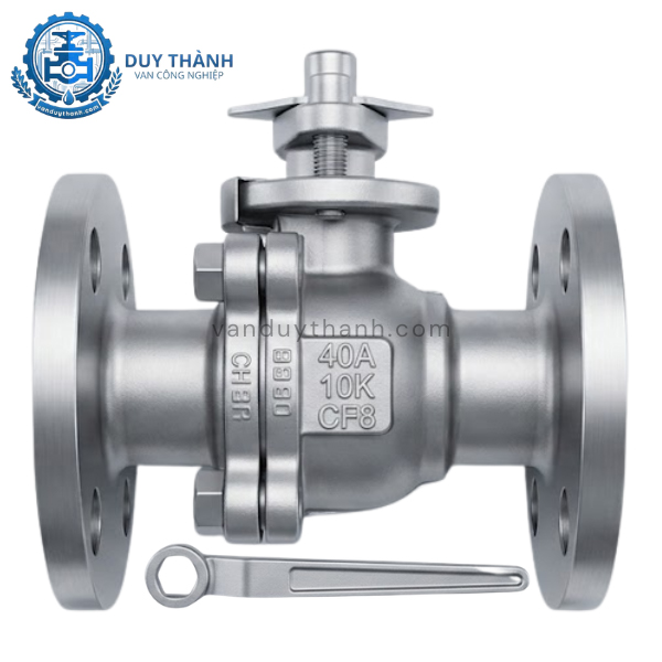 Van Bi Inox Tay Gạt Mặt Bích