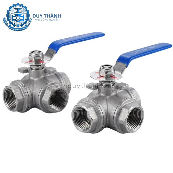 Van Bi Inox 304 Nối Ren 3 Ngả Jaki