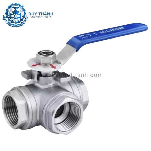 Van Bi Inox 304 Nối Ren 3 Ngả Jaki
