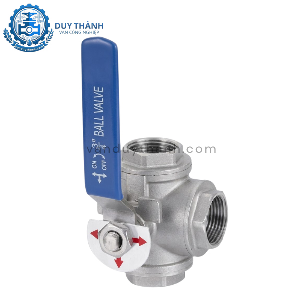 Van Bi 3 Ngả Kiểu T Inox Jaki 01