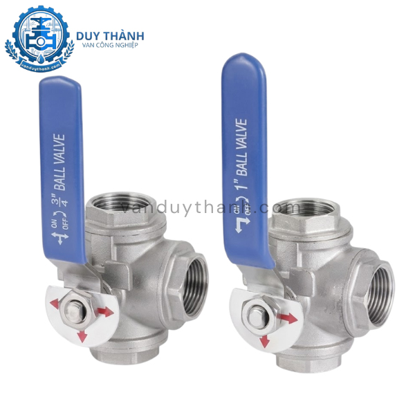 Van Bi 3 Ngả Kiểu T Inox Jaki 01