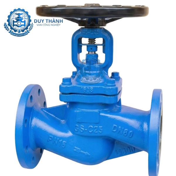Van Cầu Hơi Thép Mặt Bích AFBV DN80
