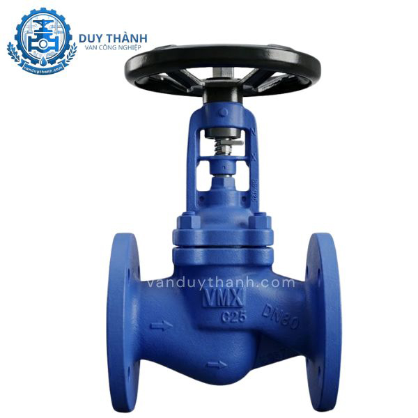 Van Cầu Hơi Thép Mặt Bích