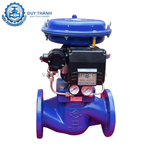 Van cầu hơi thép điều khiển khí nén tuyến tính
