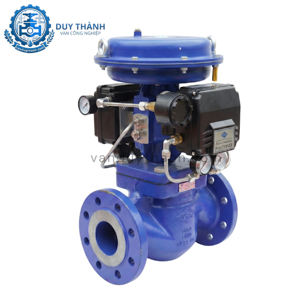 Van cầu hơi thép điều khiển khí nén tuyến tính