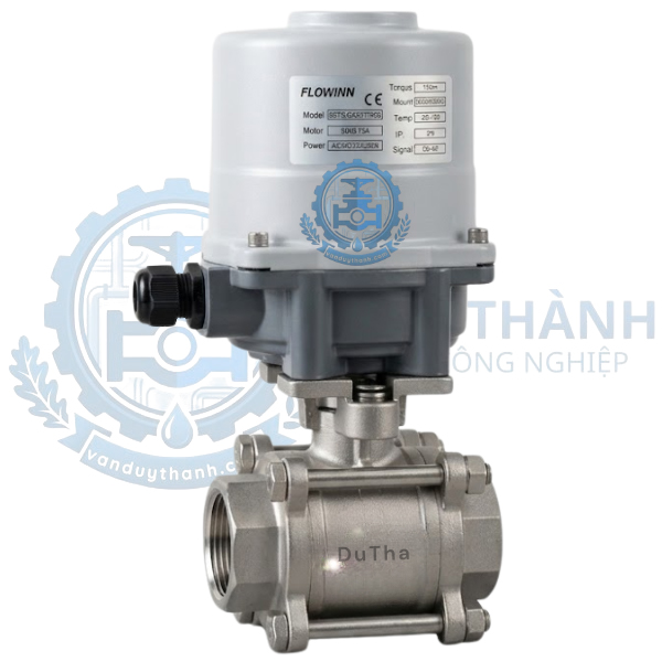 Van Bi Inox Điều Khiển Điện DN15, DN20, DN25