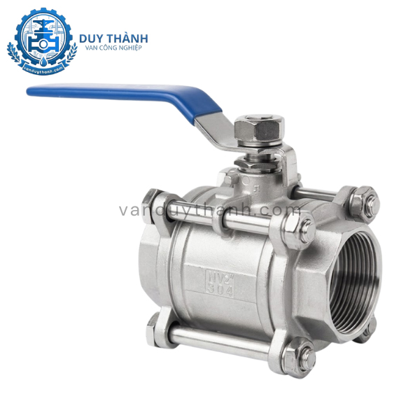Van Bi 3 Thân Inox 304 Nối Ren Gạt Tay Afbv 