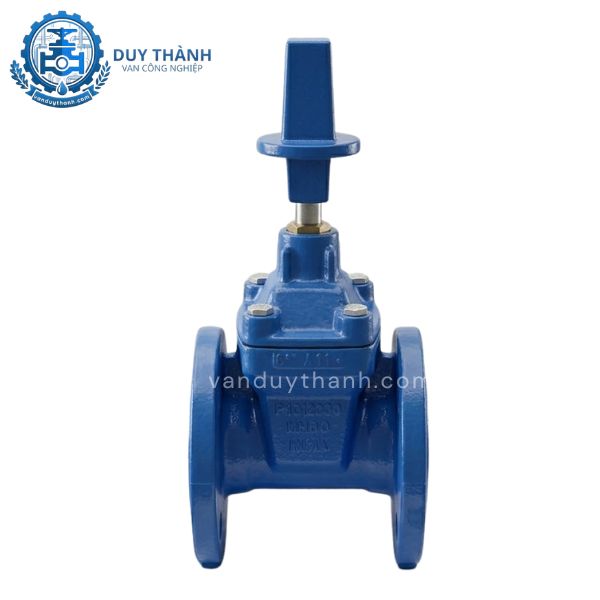 Van Cổng Mặt Bích Nắp Chụp Cánh Cao Su PN16