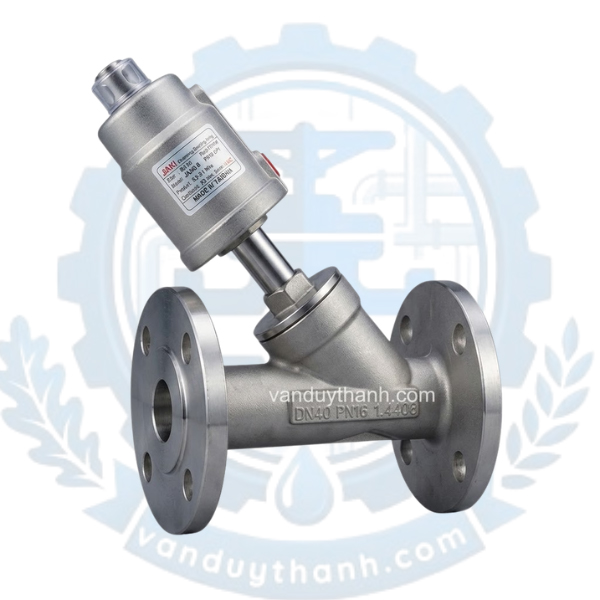 Van Y Xiên Khí Nén Nối Bích Jaki DN15 - DN100
