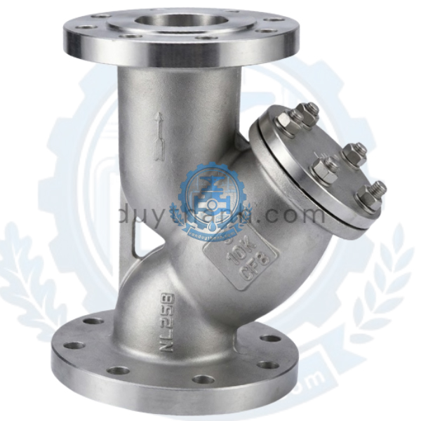 Van Y Lọc Rác Inox 304 Mặt Bích Jis10k Afbv