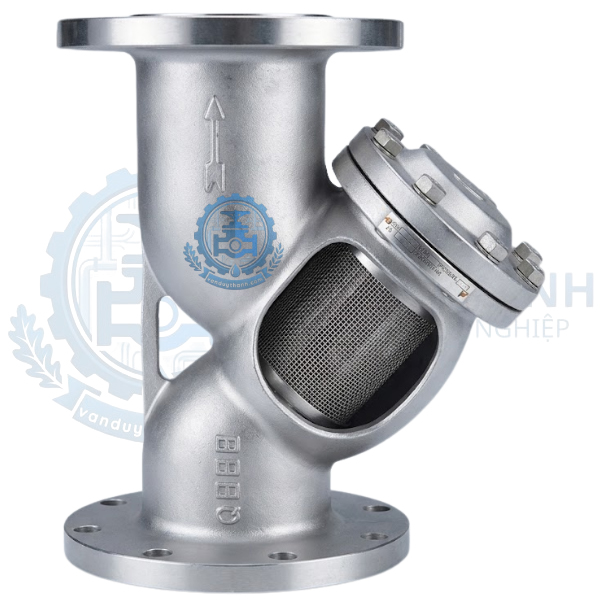 Van Y Lọc Rác Inox 304 Mặt Bích Jis10k Afbv
