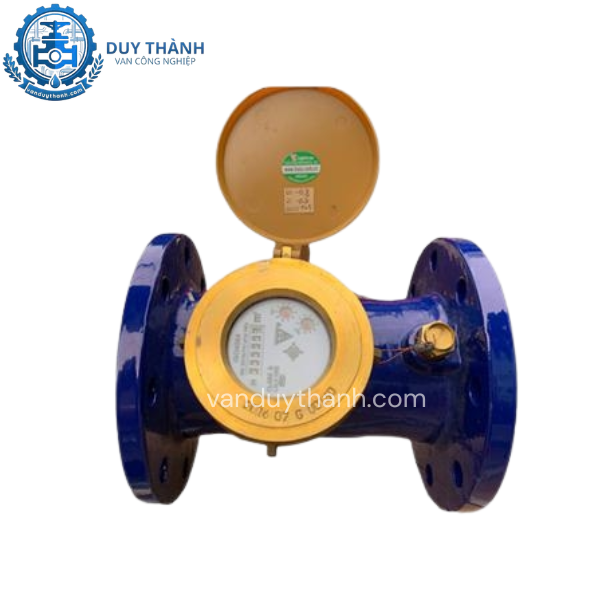 Đồng Hồ Đo Lưu Lượng Nước Nối Mặt Bích
