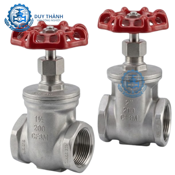 Van Cửa, Van Cổng Inox 304 Nối Ren Tay Xoay Afbv