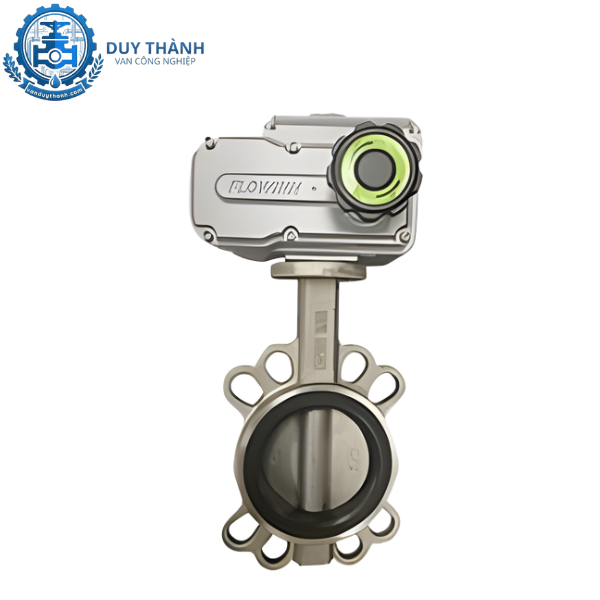 Van Bướm Inox Ron EPDM Đóng Mở Điện Flowinn