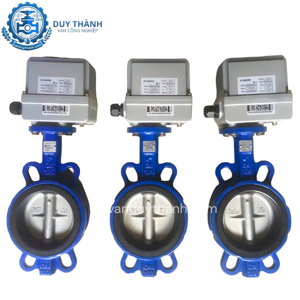 Van bướm gang đóng mở điện