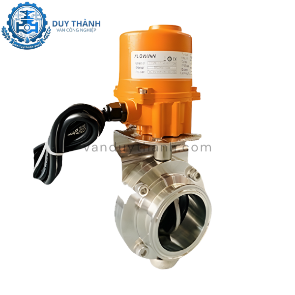 VAN BƯỚM VI SINH ĐÓNG MỞ ĐIỆN