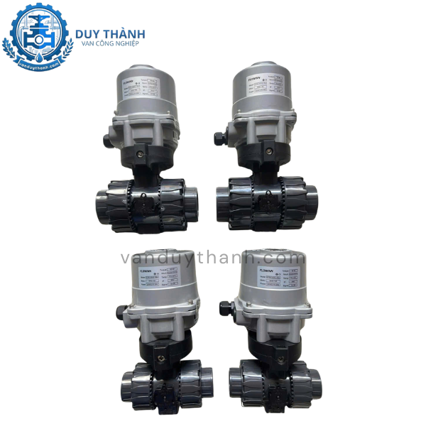 Van bi nhựa đóng mở điện DC24V 