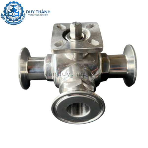 Van bi vi sinh 3 ngả điều khiển điện AC220V