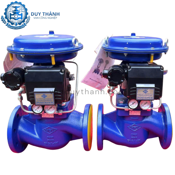 Van cầu hơi thép điều khiển khí nén tuyến tính 