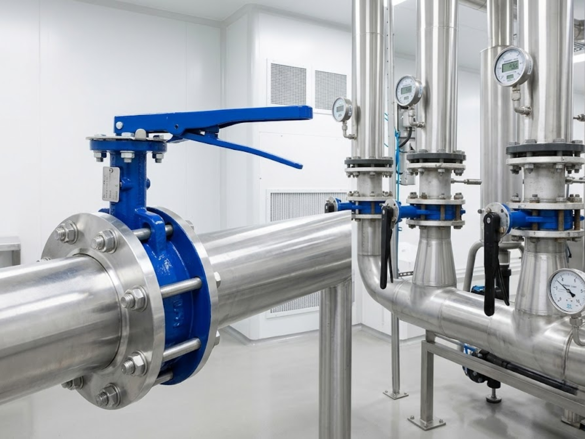 các loại van bướm phổ biến 