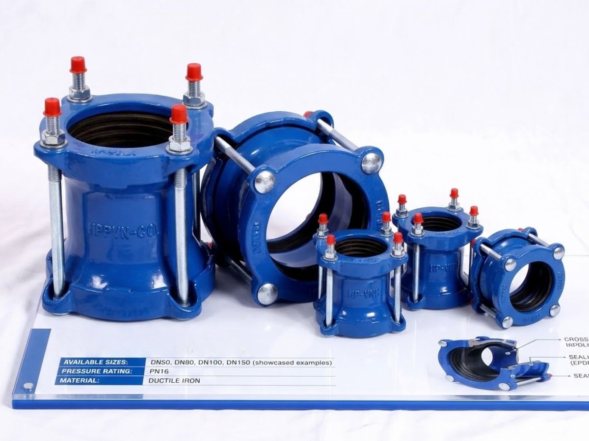 Cấu tạo và ứng dụng của mối nối mềm trên hệ thống đường ống cấp nước