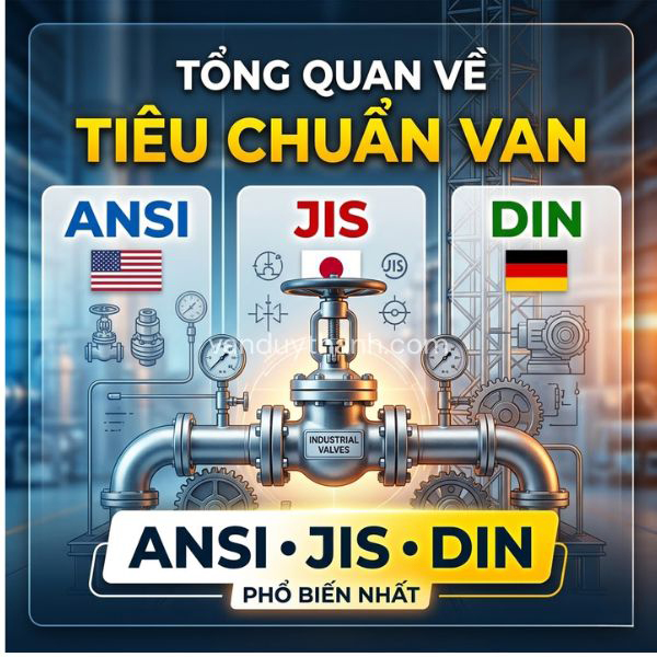 Tổng quan về các tiêu chuẩn  ANSI, JIS, DIN