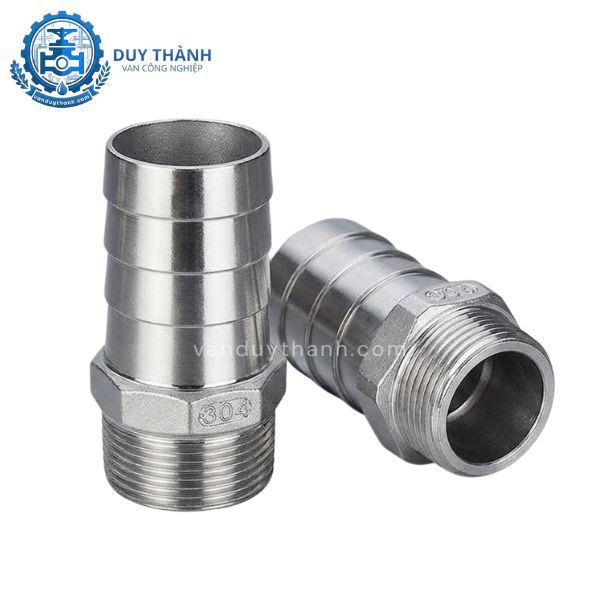 Béc Nối Ren Ngoài Đuôi Chuột Inox 304