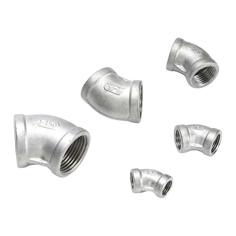 CO 45 ĐỘ INOX 304 NỐI REN TRONG