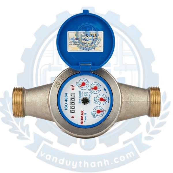Đồng hồ nước inox 304 nối ren