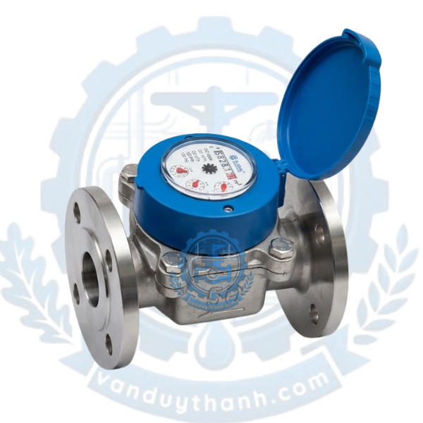 Đồng Hồ Nước Nối Bích Inox 304 DN50 - DN250