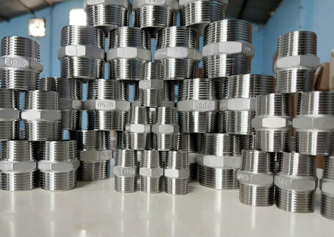 NỐI THẲNG INOX 304 NỐI REN NGOÀI